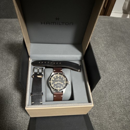 Hamilton khaki aviation pilot